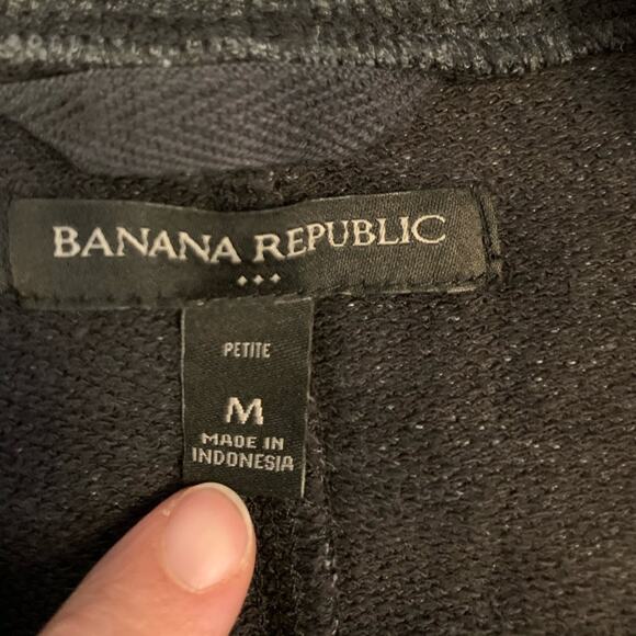 Banana Republic Gray Sweatshirt Dress Zipper Side Size MP - Picture 5 of 5